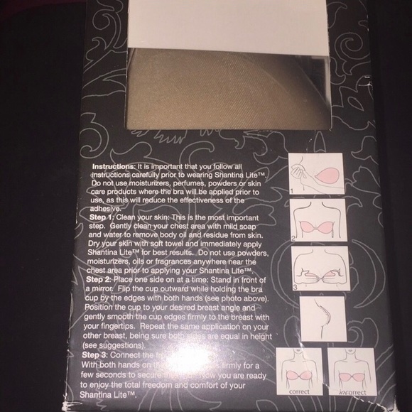 Silicone gel petals nvr worn & backless DDbra-Nude - Picture 5 of 7